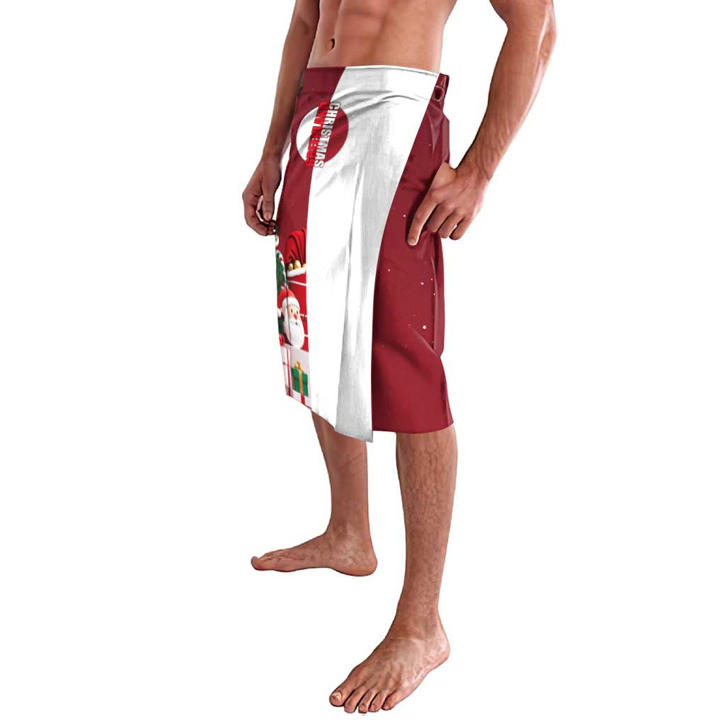 Greenland Santa Christmas Lavalava Nordic Holiday Pride Design - Wonder Print Shop