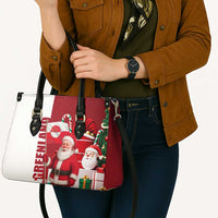Greenland Santa Christmas Leather Bag Nordic Holiday Pride Design - Wonder Print Shop