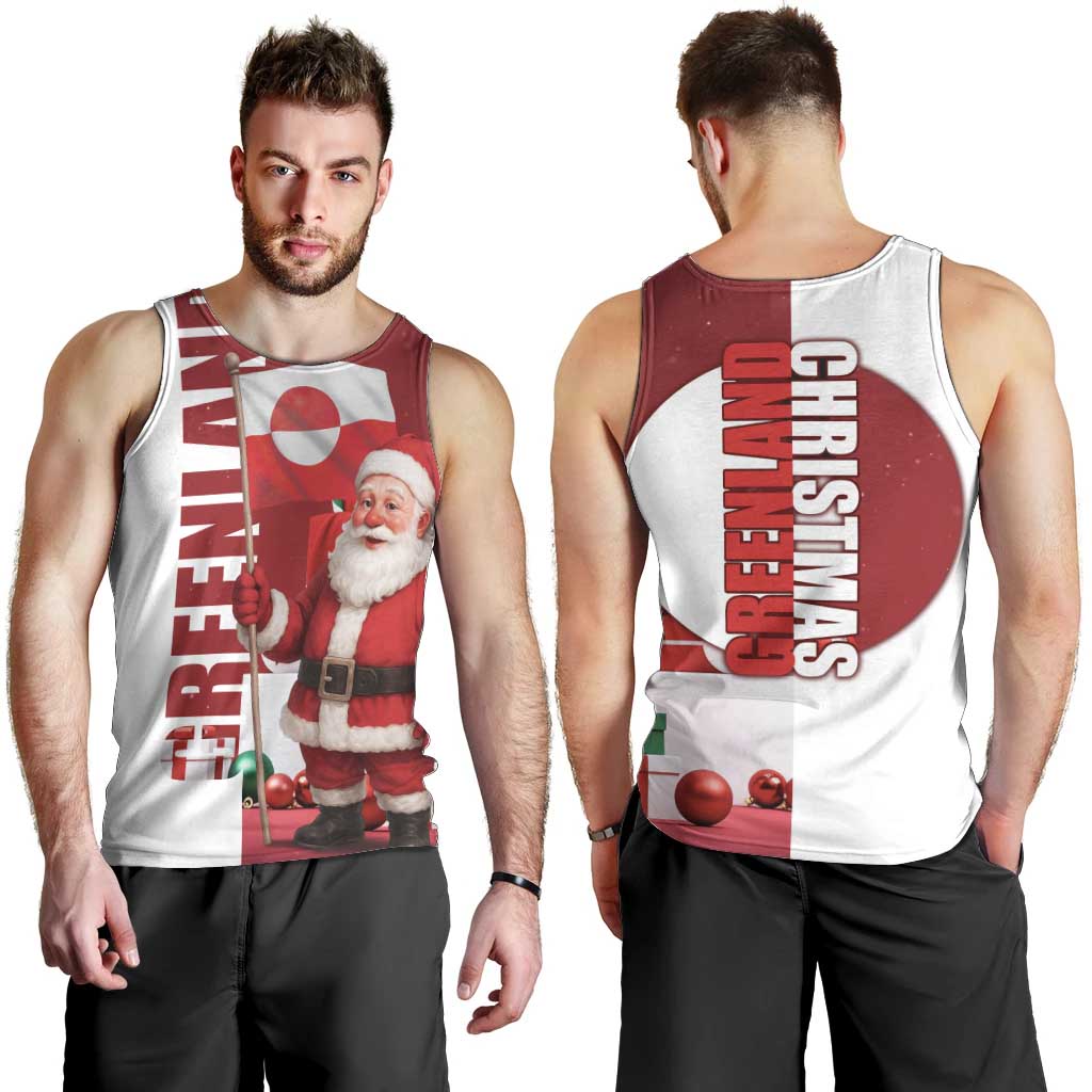 Greenland Santa Christmas Men Tank Top Nordic Holiday Pride Design - Wonder Print Shop