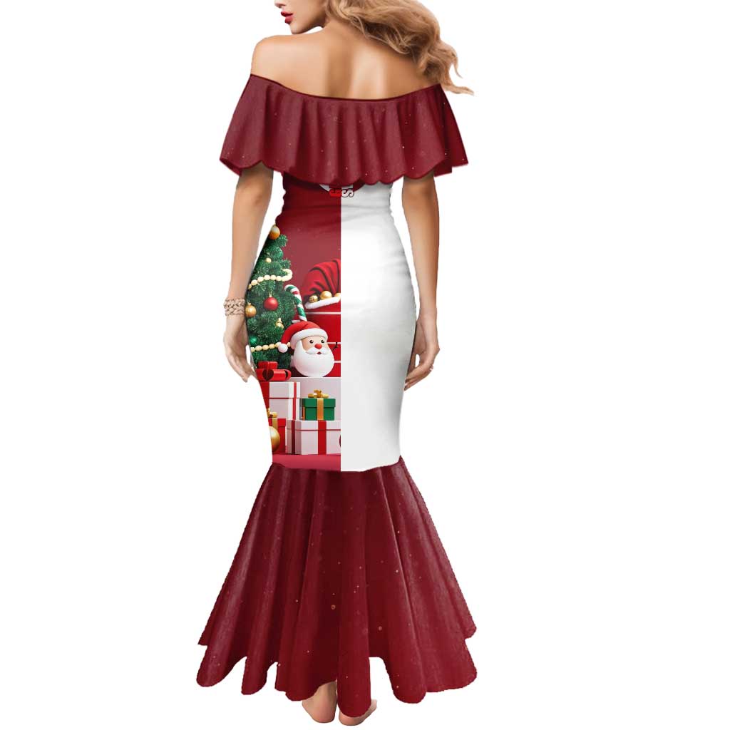 Greenland Santa Christmas Mermaid Dress Nordic Holiday Pride Design - Wonder Print Shop