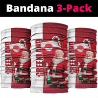 Greenland Santa Christmas Neck Gaiter Nordic Holiday Pride Design - Wonder Print Shop