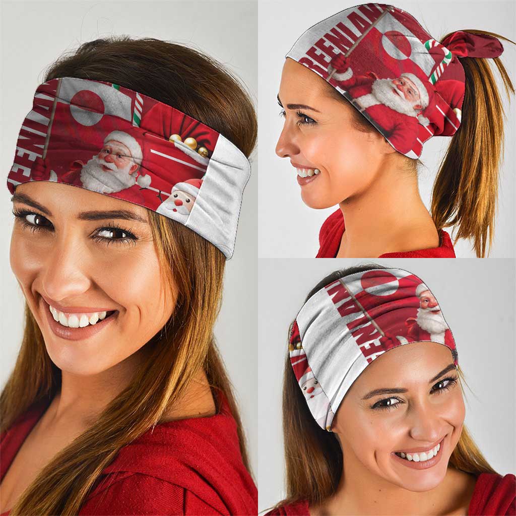 Greenland Santa Christmas Neck Gaiter Nordic Holiday Pride Design - Wonder Print Shop