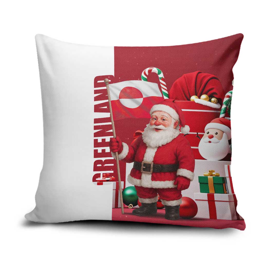 Greenland Santa Christmas Pillow Cover Nordic Holiday Pride Design - Wonder Print Shop