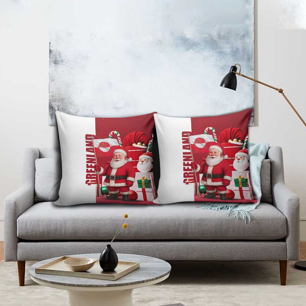 Greenland Santa Christmas Pillow Cover Nordic Holiday Pride Design - Wonder Print Shop