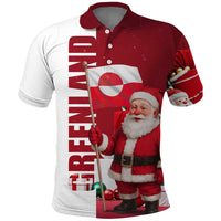 Greenland Santa Christmas Polo Shirt Nordic Holiday Pride Design - Wonder Print Shop
