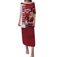 Greenland Santa Christmas Puletasi Nordic Holiday Pride Design - Wonder Print Shop