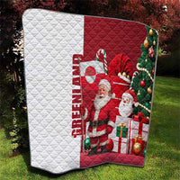Greenland Santa Christmas Quilt Nordic Holiday Pride Design - Wonder Print Shop