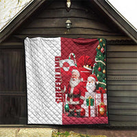 Greenland Santa Christmas Quilt Nordic Holiday Pride Design - Wonder Print Shop