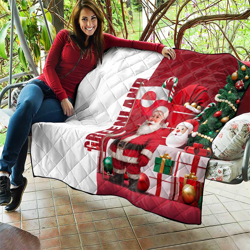 Greenland Santa Christmas Quilt Nordic Holiday Pride Design - Wonder Print Shop