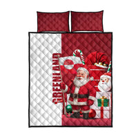 Greenland Santa Christmas Quilt Bed Set Nordic Holiday Pride Design - Wonder Print Shop