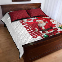 Greenland Santa Christmas Quilt Bed Set Nordic Holiday Pride Design - Wonder Print Shop