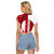 Greenland Santa Christmas Raglan Cropped T Shirt Nordic Holiday Pride Design - Wonder Print Shop