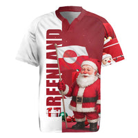 Greenland Santa Christmas Rugby Jersey Nordic Holiday Pride Design - Wonder Print Shop