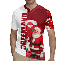 Greenland Santa Christmas Rugby Jersey Nordic Holiday Pride Design - Wonder Print Shop