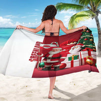 Greenland Santa Christmas Sarong Nordic Holiday Pride Design - Wonder Print Shop