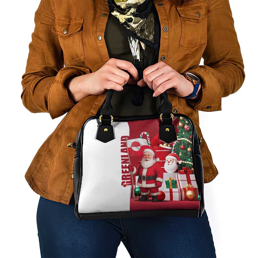 Greenland Santa Christmas Shoulder Handbag Nordic Holiday Pride Design - Wonder Print Shop