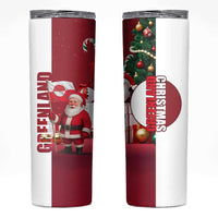 Greenland Santa Christmas Skinny Tumbler Nordic Holiday Pride Design - Wonder Print Shop