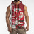 Greenland Santa Christmas Sleeveless Zip Hoodie Nordic Holiday Pride Design - Wonder Print Shop