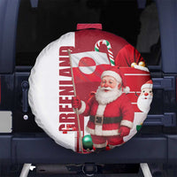 Greenland Santa Christmas Spare Tire Cover Nordic Holiday Pride Design - Wonder Print Shop