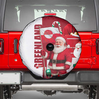 Greenland Santa Christmas Spare Tire Cover Nordic Holiday Pride Design - Wonder Print Shop