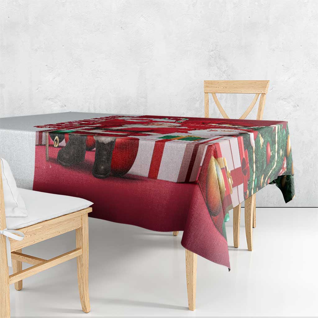 Greenland Santa Christmas Tablecloth Nordic Holiday Pride Design - Wonder Print Shop