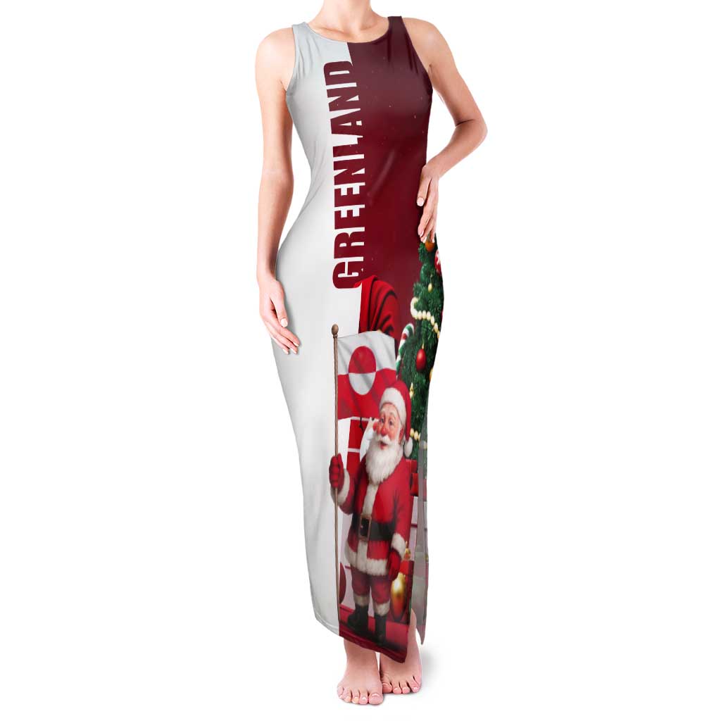 Greenland Santa Christmas Tank Maxi Dress Nordic Holiday Pride Design - Wonder Print Shop