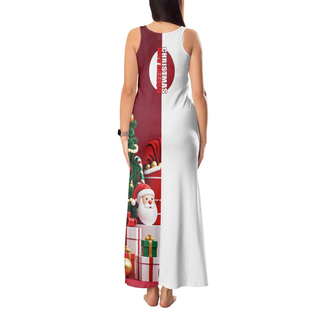 Greenland Santa Christmas Tank Maxi Dress Nordic Holiday Pride Design - Wonder Print Shop