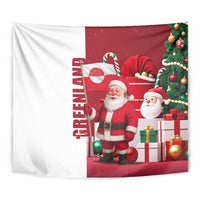 Greenland Santa Christmas Tapestry Nordic Holiday Pride Design - Wonder Print Shop