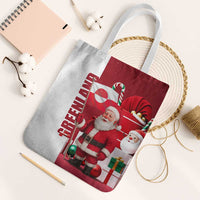 Greenland Santa Christmas Tote Bag Nordic Holiday Pride Design - Wonder Print Shop
