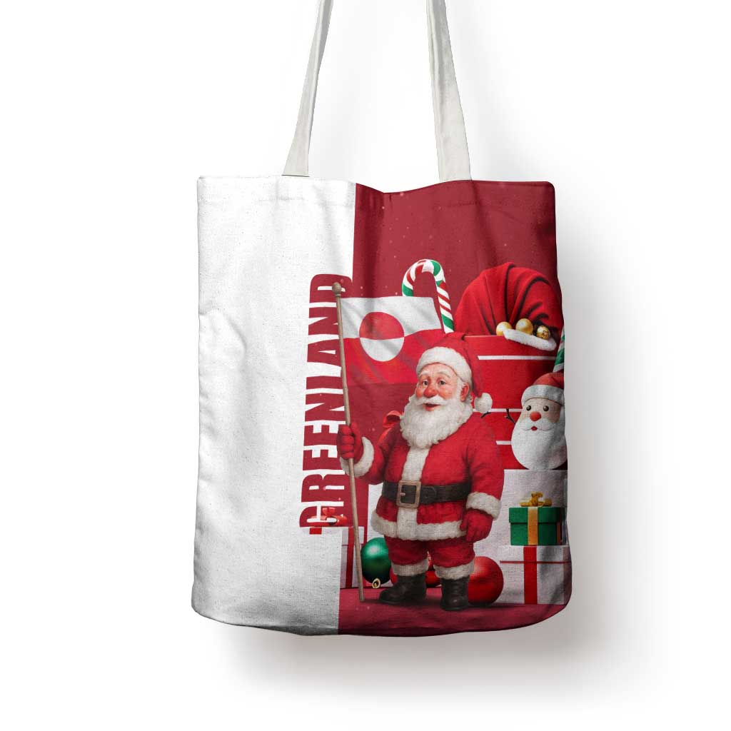Greenland Santa Christmas Tote Bag Nordic Holiday Pride Design - Wonder Print Shop