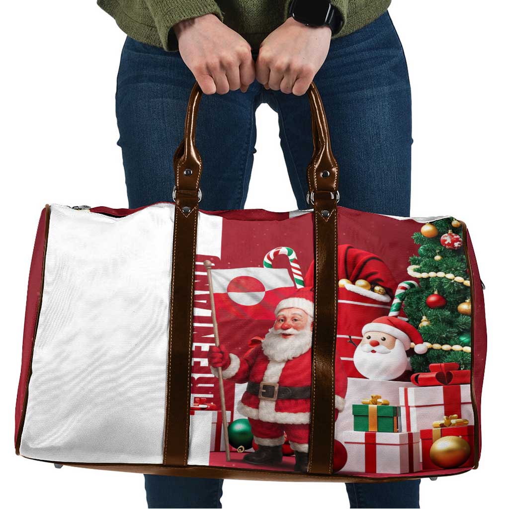 Greenland Santa Christmas Travel Bag Nordic Holiday Pride Design - Wonder Print Shop
