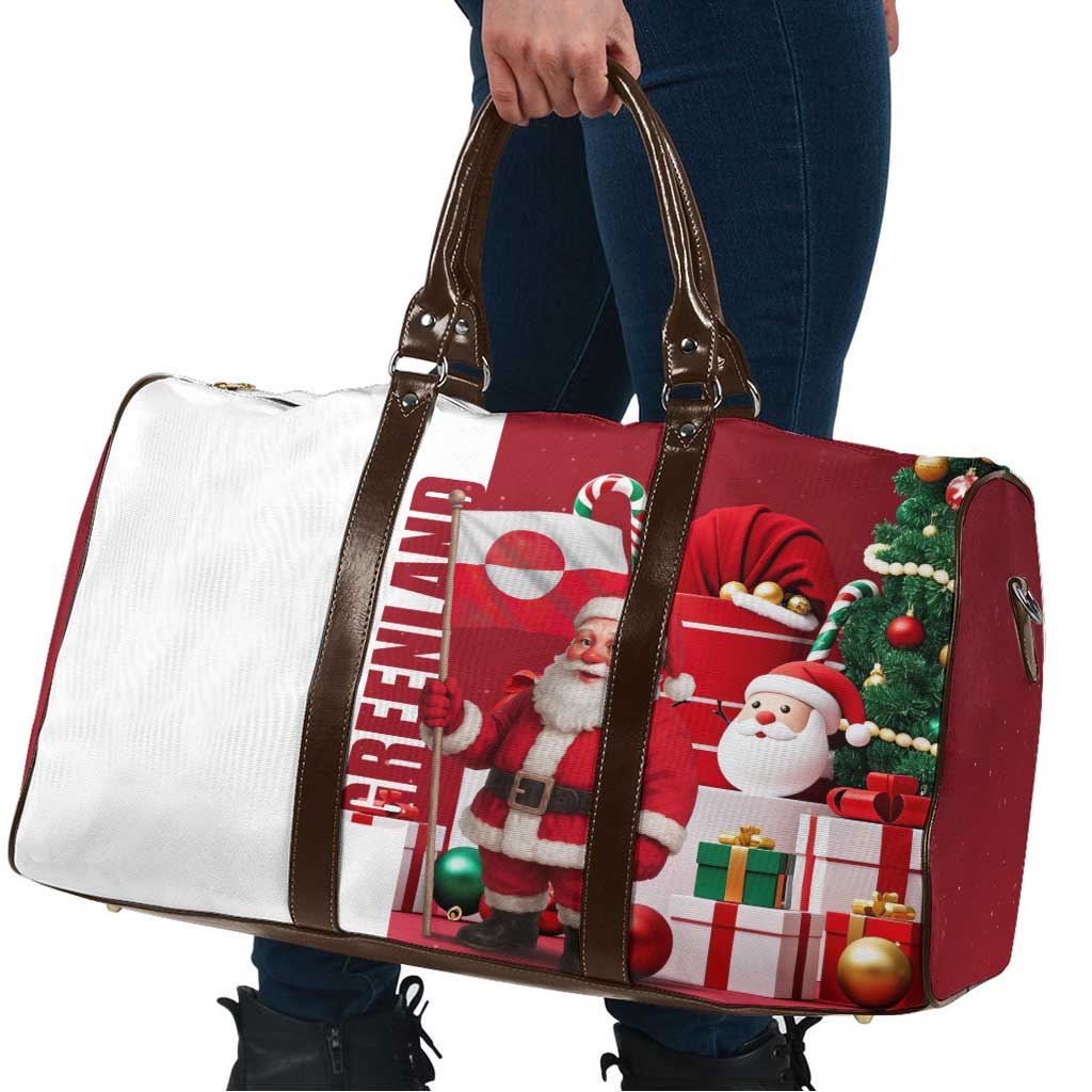 Greenland Santa Christmas Travel Bag Nordic Holiday Pride Design - Wonder Print Shop