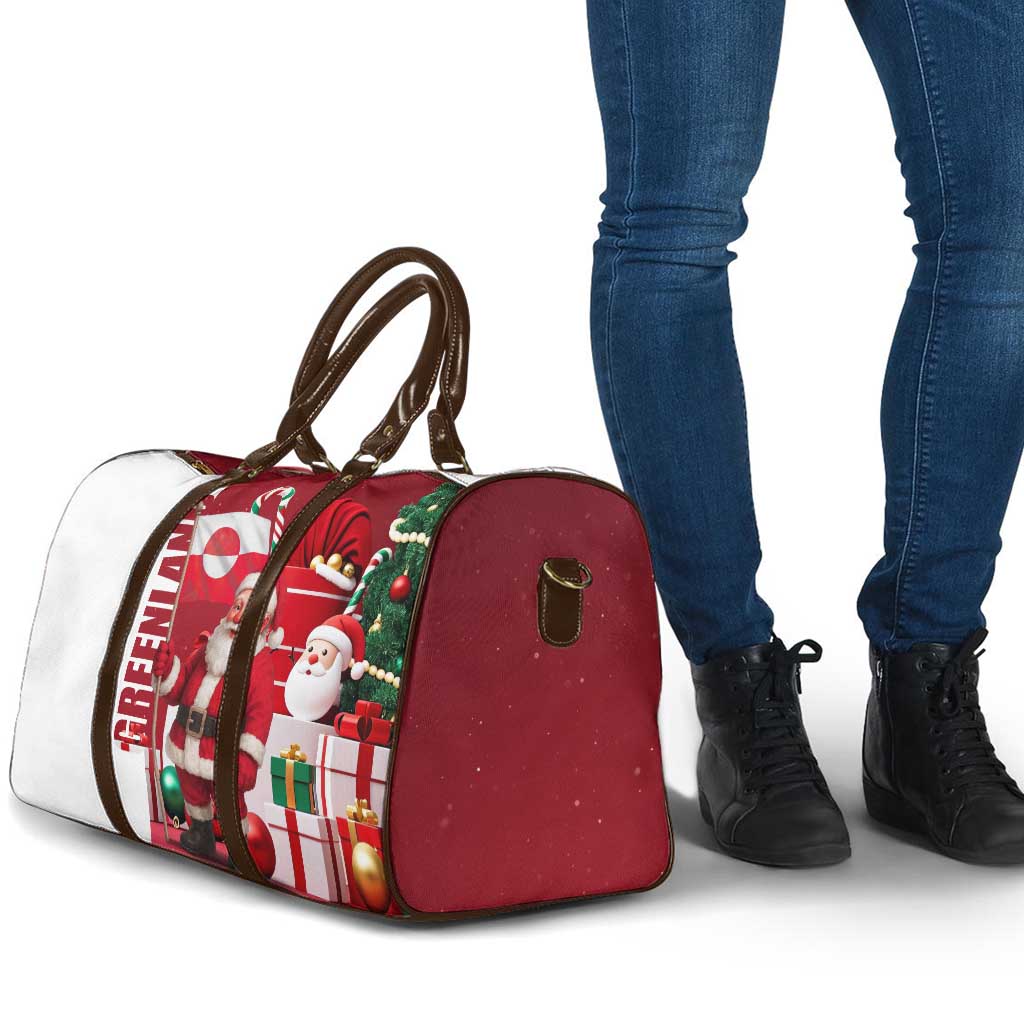 Greenland Santa Christmas Travel Bag Nordic Holiday Pride Design - Wonder Print Shop