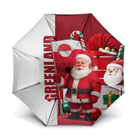 Greenland Santa Christmas Umbrella Nordic Holiday Pride Design - Wonder Print Shop
