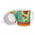 Guyana Christmas Santa Leopard Ceramic Mug with Green Red Yellow Gift and Map - Wonder Print Shop