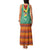 Guyana Christmas Santa Leopard Family Matching Tank Maxi Dress and Hawaiian Shirt with Green Red Yellow Gift and Map - Wonder Print Shop