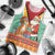 Guyana Christmas Santa Leopard Men Tank Top with Green Red Yellow Gift and Map - Wonder Print Shop