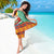 Guyana Christmas Santa Leopard Sarong with Green Red Yellow Gift and Map - Wonder Print Shop