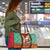 Guyana Christmas Santa Leopard Travel Bag with Green Red Yellow Gift and Map - Wonder Print Shop
