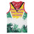 Guyana Flag Basketball Jersey Christmas Santa Jaguar and National Motto Green Yellow - Wonder Print Shop