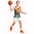 Guyana Flag Basketball Jersey Christmas Santa Jaguar and National Motto Green Yellow - Wonder Print Shop