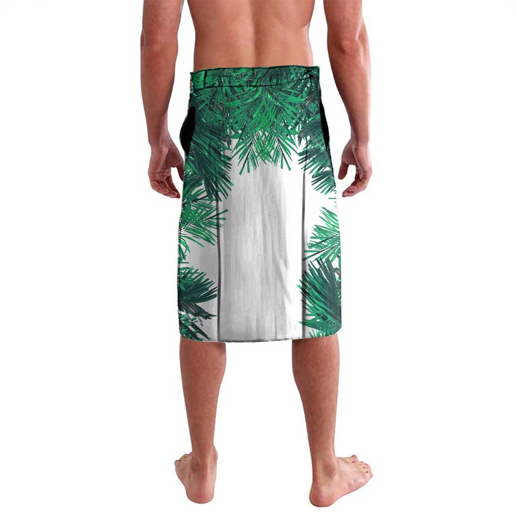 Guyana Flag Lavalava Christmas Santa Jaguar and National Motto Green Yellow - Wonder Print Shop