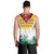 Guyana Flag Men Tank Top Christmas Santa Jaguar and National Motto Green Yellow - Wonder Print Shop