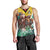 Guyana Flag Men Tank Top Christmas Santa Jaguar and National Motto Green Yellow - Wonder Print Shop