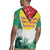Guyana Flag Rugby Jersey Christmas Santa Jaguar and National Motto Green Yellow - Wonder Print Shop