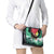 Guyana Flag Shoulder Handbag Christmas Santa Jaguar and National Motto Green Yellow - Wonder Print Shop