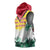 Guyana Flag Sleeveless Hoodie Christmas Santa Jaguar and National Motto Green Yellow - Wonder Print Shop