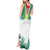 Guyana Flag Tank Maxi Dress Christmas Santa Jaguar and National Motto Green Yellow - Wonder Print Shop