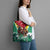 Guyana Flag Tote Bag Christmas Santa Jaguar and National Motto Green Yellow - Wonder Print Shop