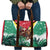 Guyana Flag Travel Bag Christmas Santa Jaguar and National Motto Green Yellow - Wonder Print Shop